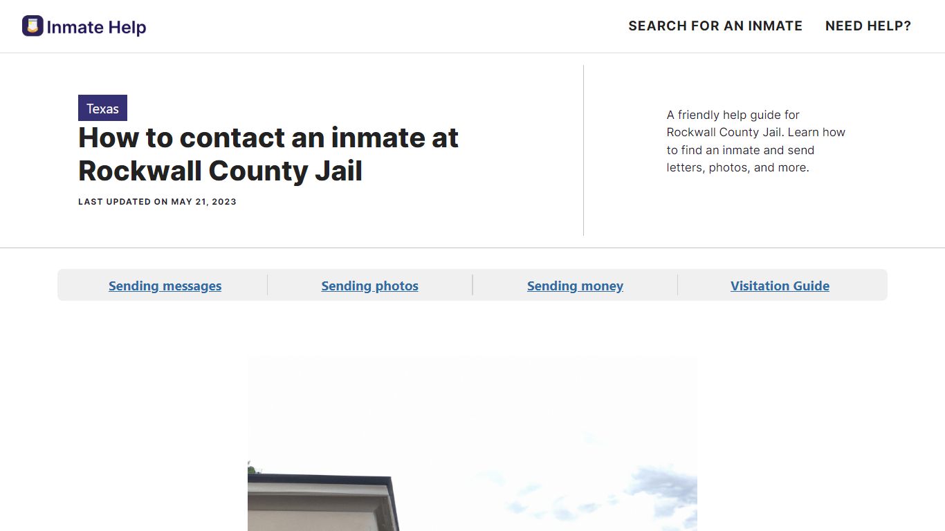 How to contact an inmate at Rockwall County Jail - Inmate Help